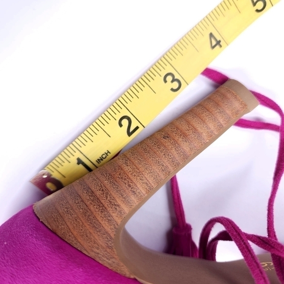 Seychelles Pink Plum Suede Heels Sz 6½ - Picture 2 of 10